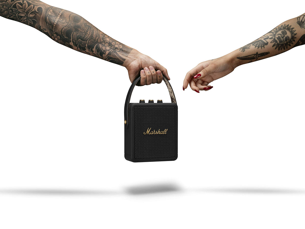 Bocina Portátil Bluetooth Marshall Negro Latón