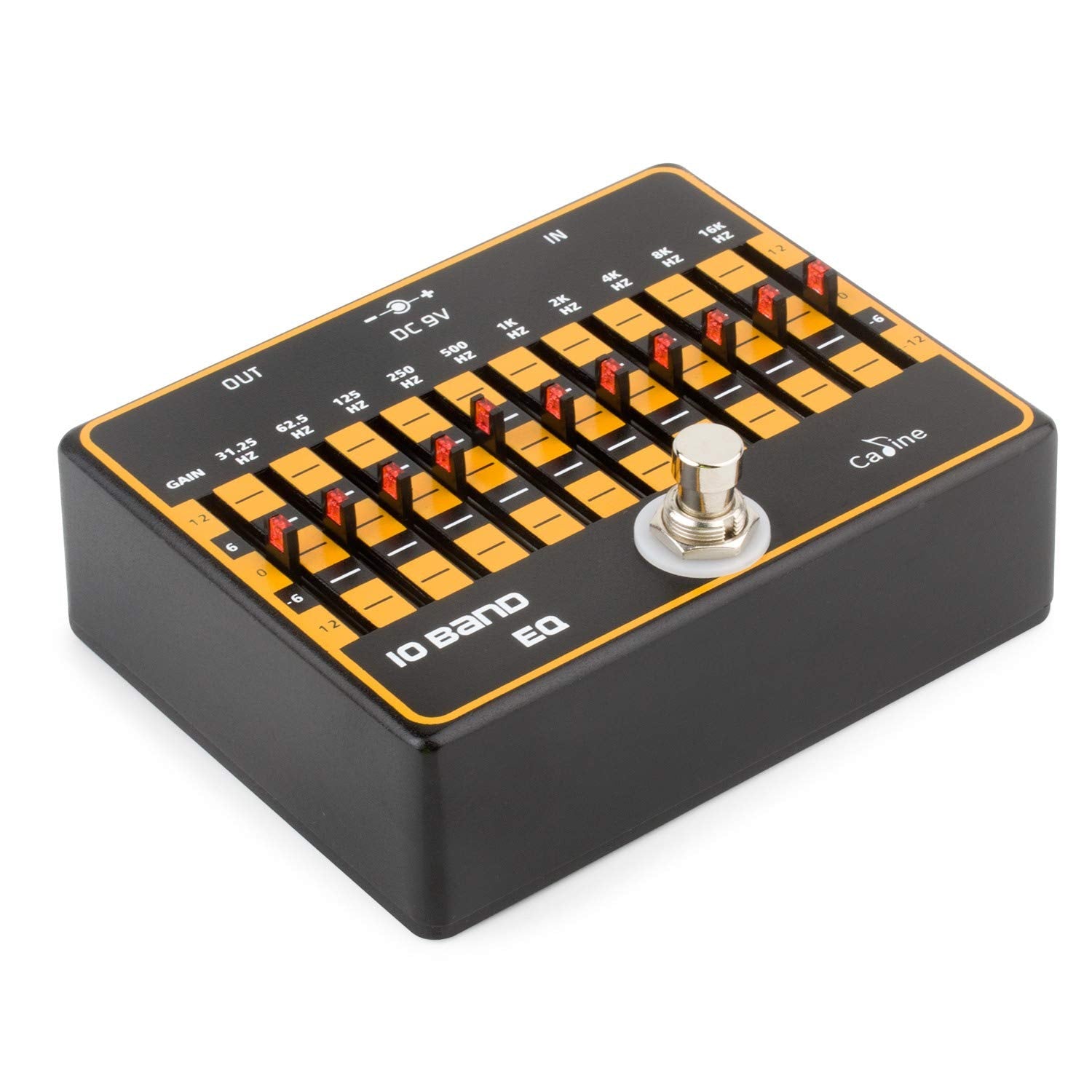 Caline USA, CP-24 EQ ecualizador de 10 bandas Pedal de efectos para guitarra