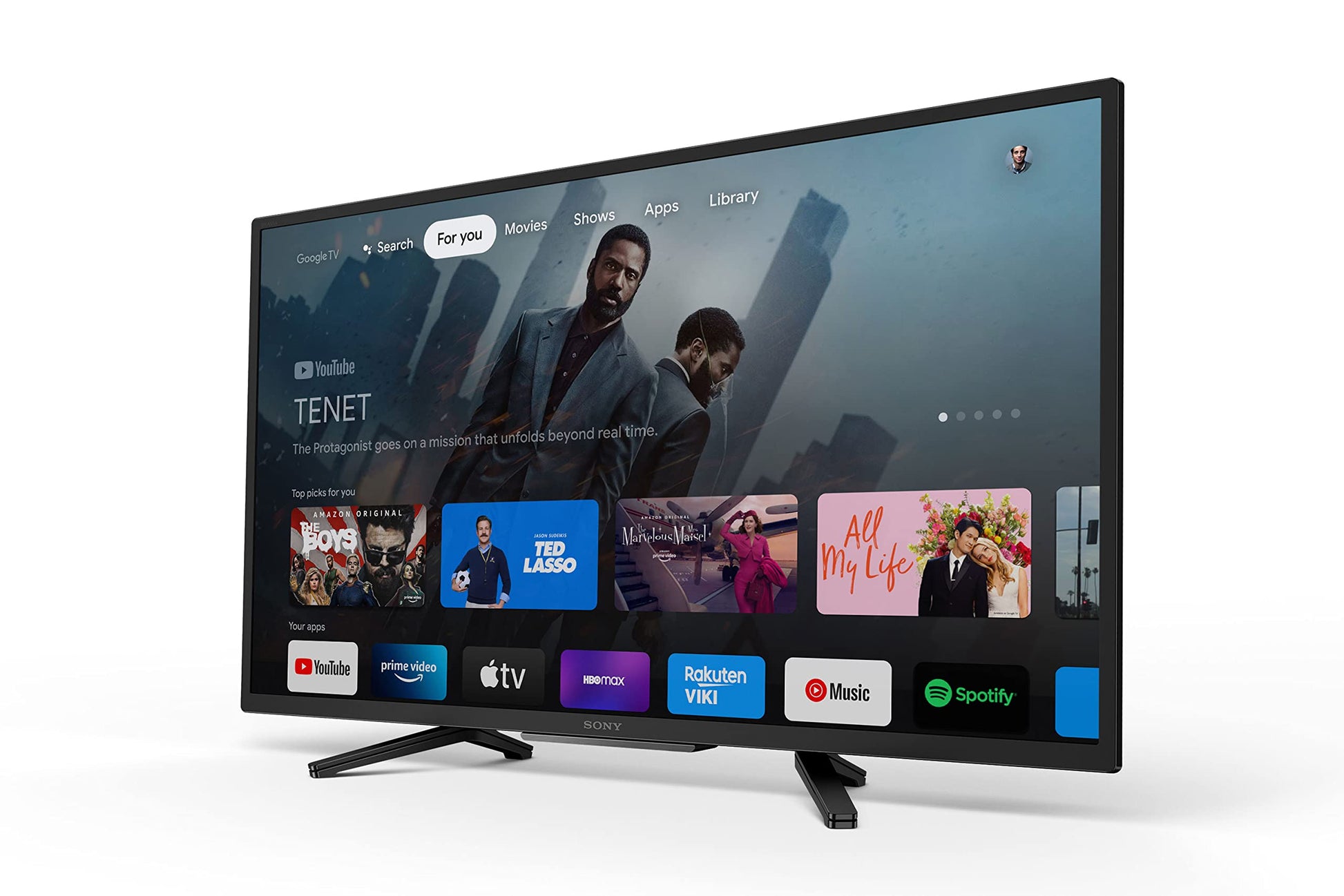 TV LED HD 32 Pulgadas Sony Negro con HDR y Google Assistant