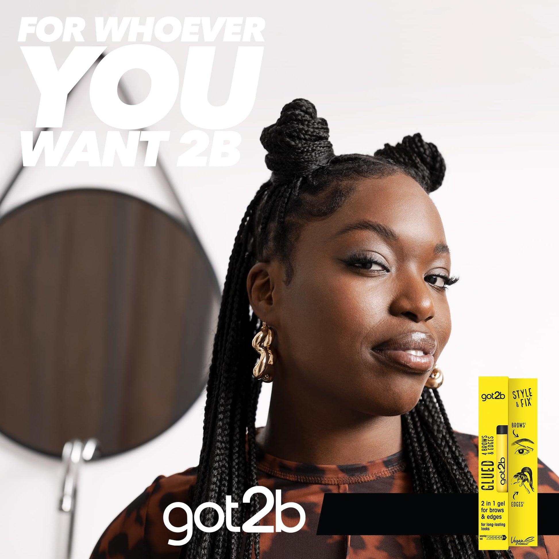 Got2B Gel para cejas y bordes del cabello Glued 16ml