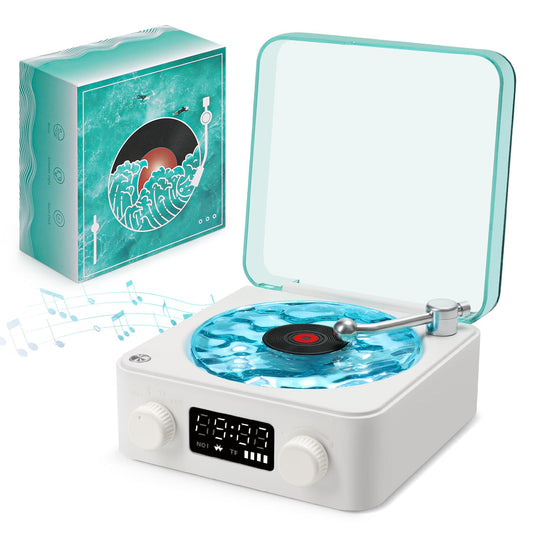 Altavoz de Vinilo Dorkis Retro Inalámbrico con Luces