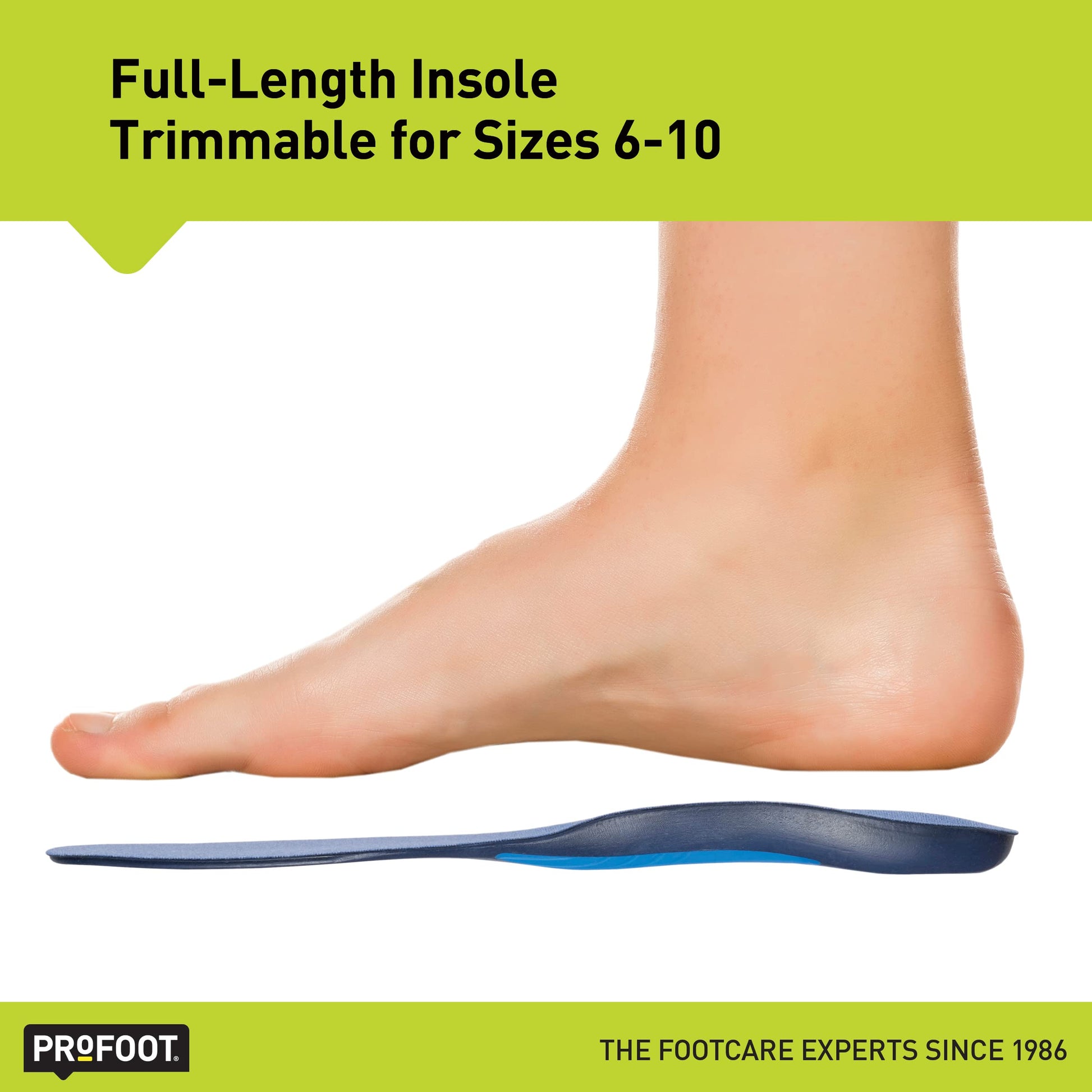 Plantilla Fascitis Plantar PROFOOT Completa para Mujer
