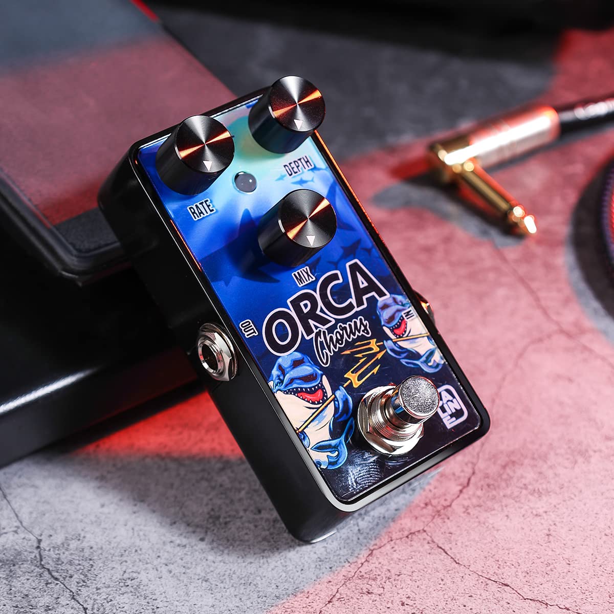 Caline G003 ORCA Chorus: Pedal de Efecto para Guitarra, Coro, G Series Classic Digital Corus Effect Pedal de los sonidos de los años 80 para guitarra eléctrica y bajo