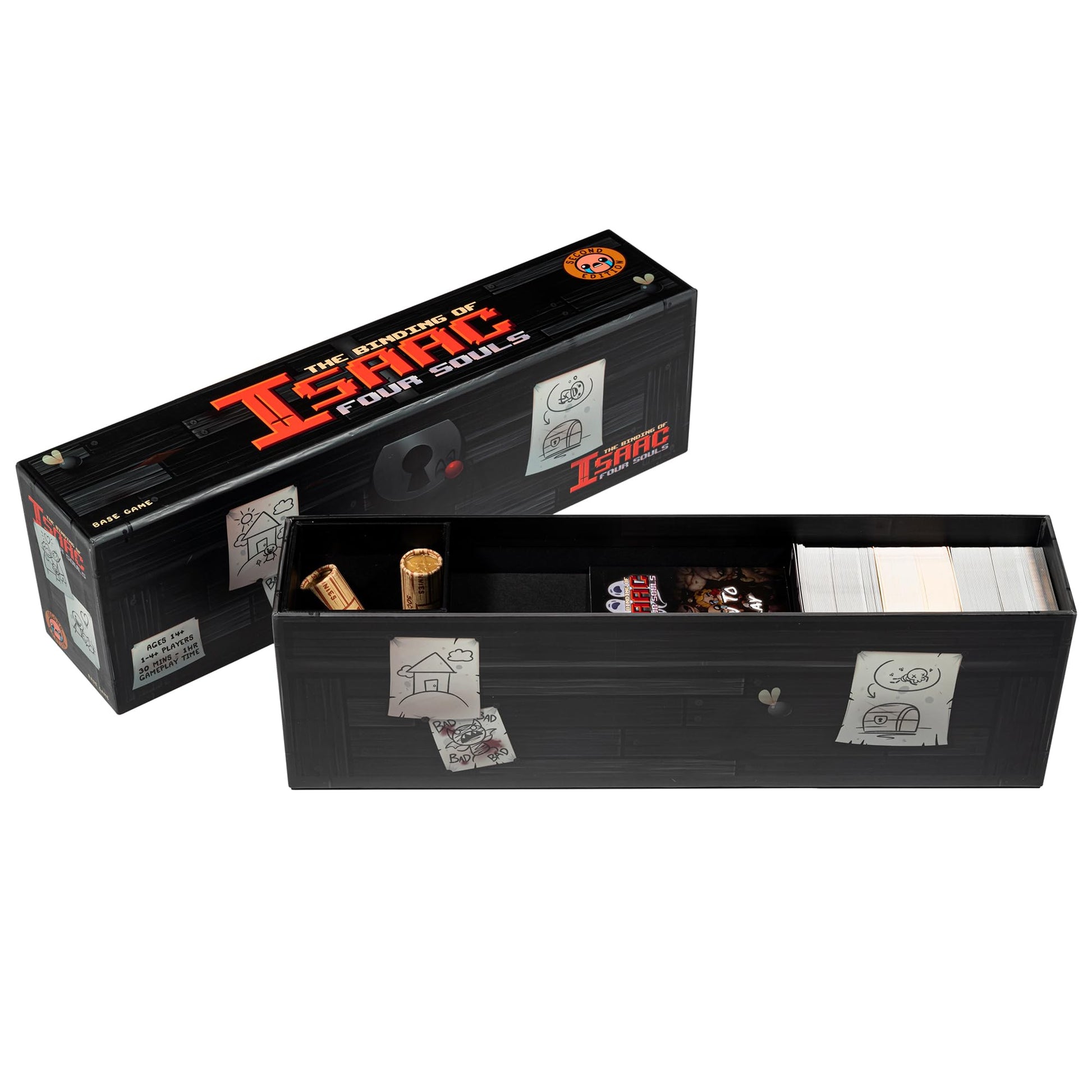 Maestro Media: The Binding of Isaac: Four Souls (2ª edición) - Juego de cartas de estrategia, licencia oficial, edades 13 +, 1-4 jugadores, 30 minutos