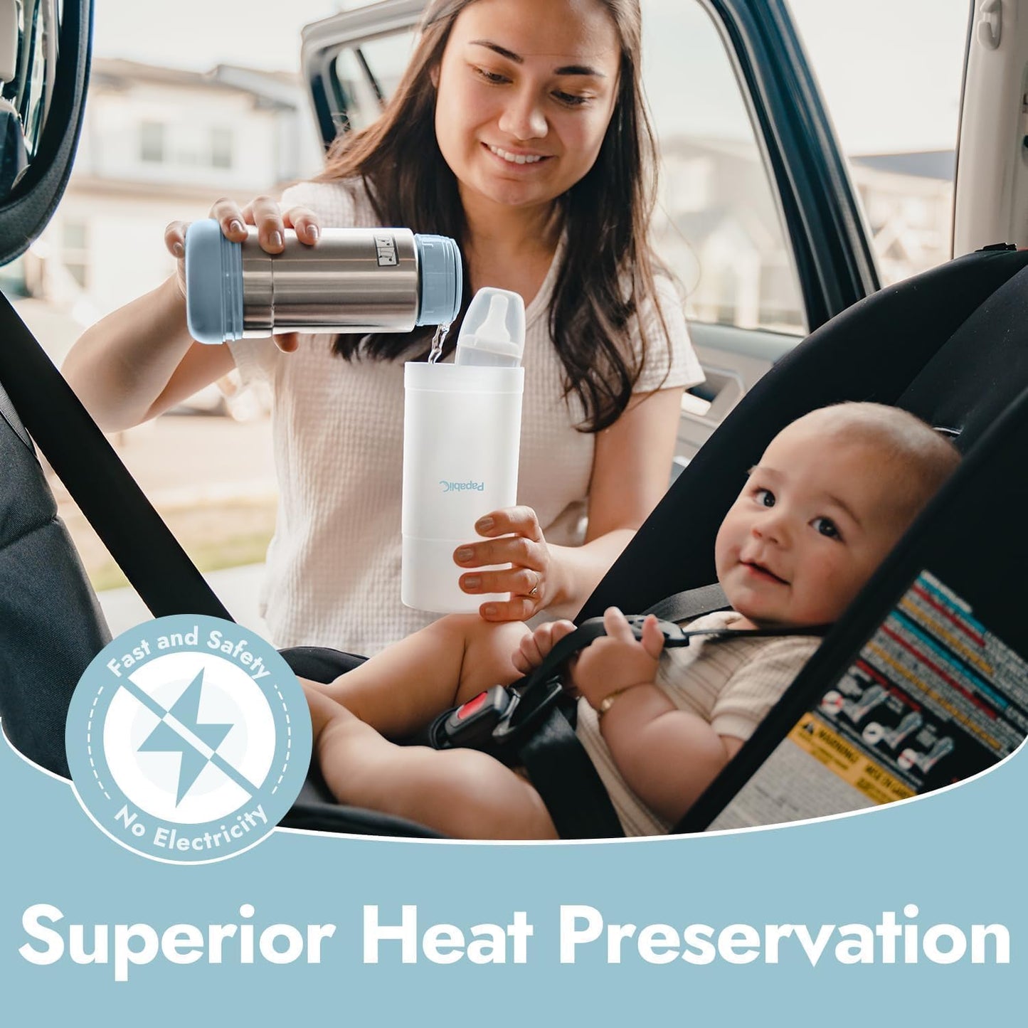 Papablic Portable Travel Bottle Warmer