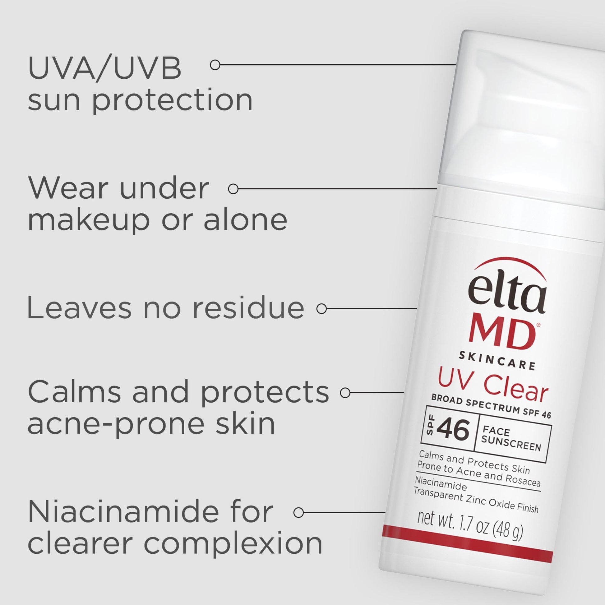 Eltamd Uv Clear Protector Solar Facial, FPS, 48 g