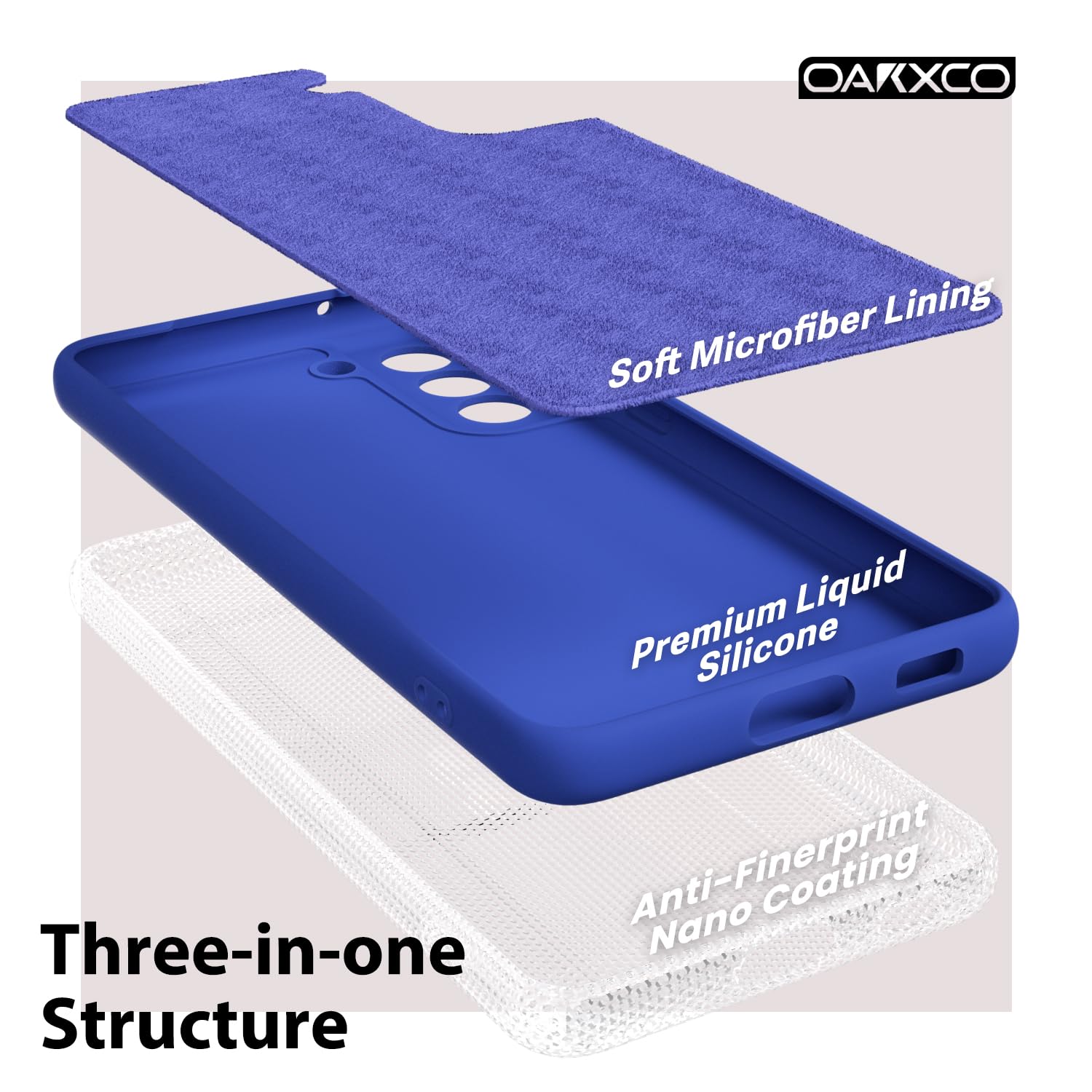 oakxco - Funda de silicona líquida para Samsung Galaxy S21 FE 5G, bonita funda delgada de goma suave TPU lisa de gel para mujeres y niñas, diseño estético, sólido mate protector y a prueba de golpes,