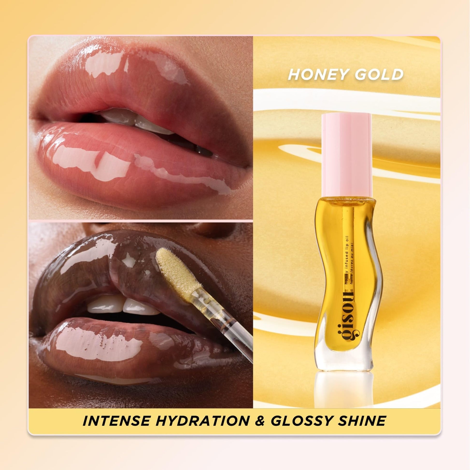 Honey infused Lip Oil (Honey gold, Pequeño)