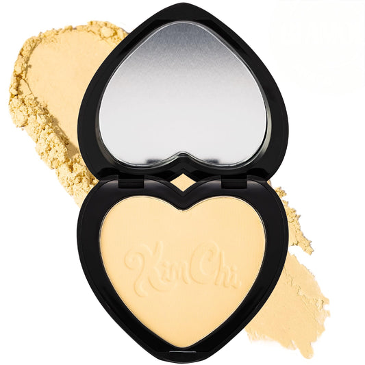 Kimchi Chic, Polvo compacto con acabado luminoso, difumina, ilumina y resalta el rostro, Almost Catfished (01 Banana)