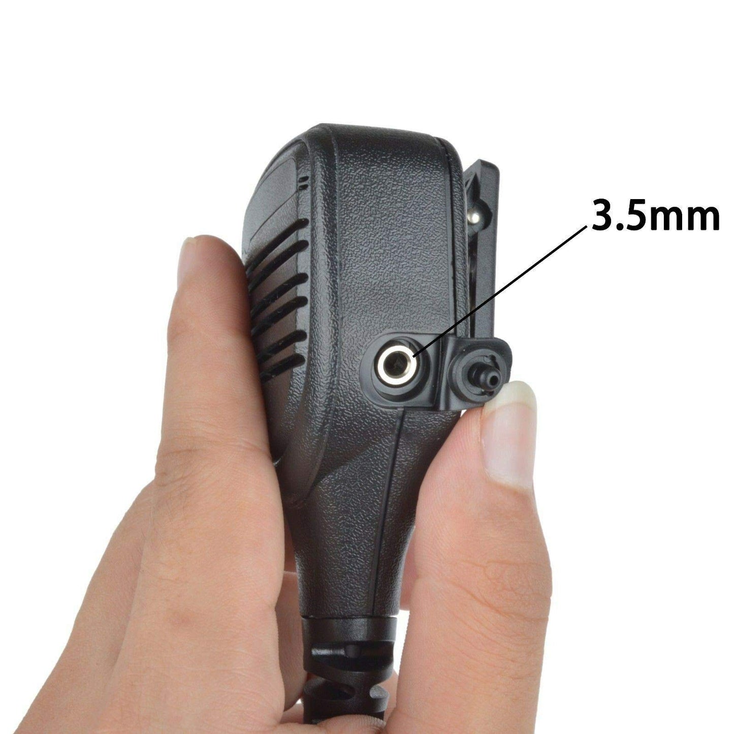 Micrófono de Hombro Amasu XPR3300 XPR3500e Negro para Dispositivos XPR y DP