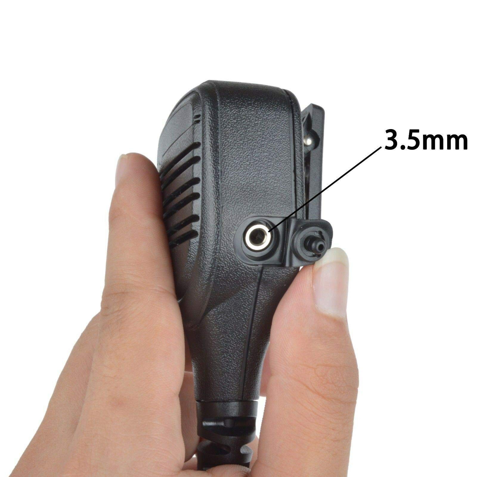 Micrófono de Hombro Amasu XPR3300 XPR3500e Negro para Dispositivos XPR y DP