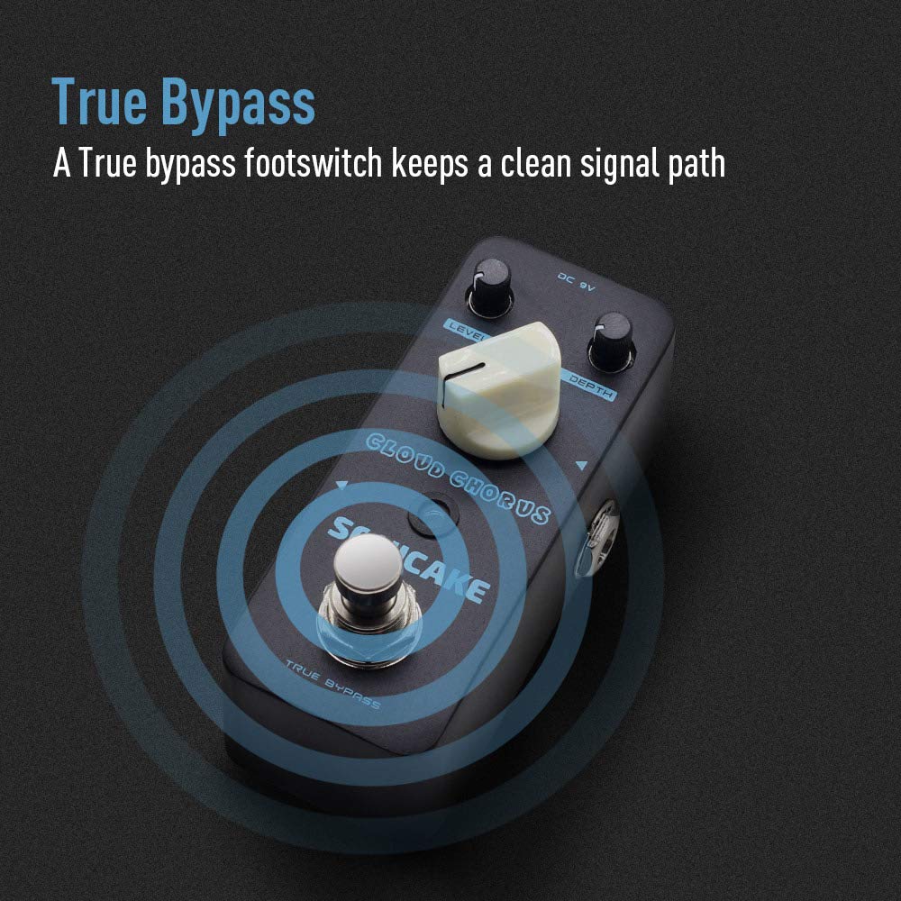 Pedal de Guitarra SONICAKE Clásico BBD Verdadero Bypass Analógico