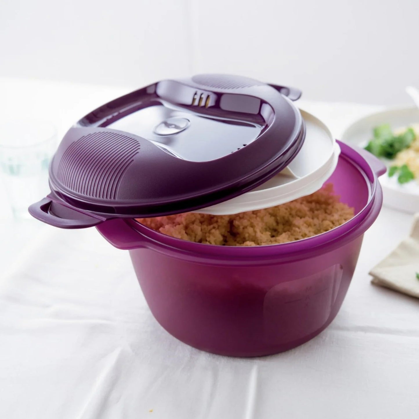 Arrocera Tupperware Microwave Redonda 3L 13.1 Cup