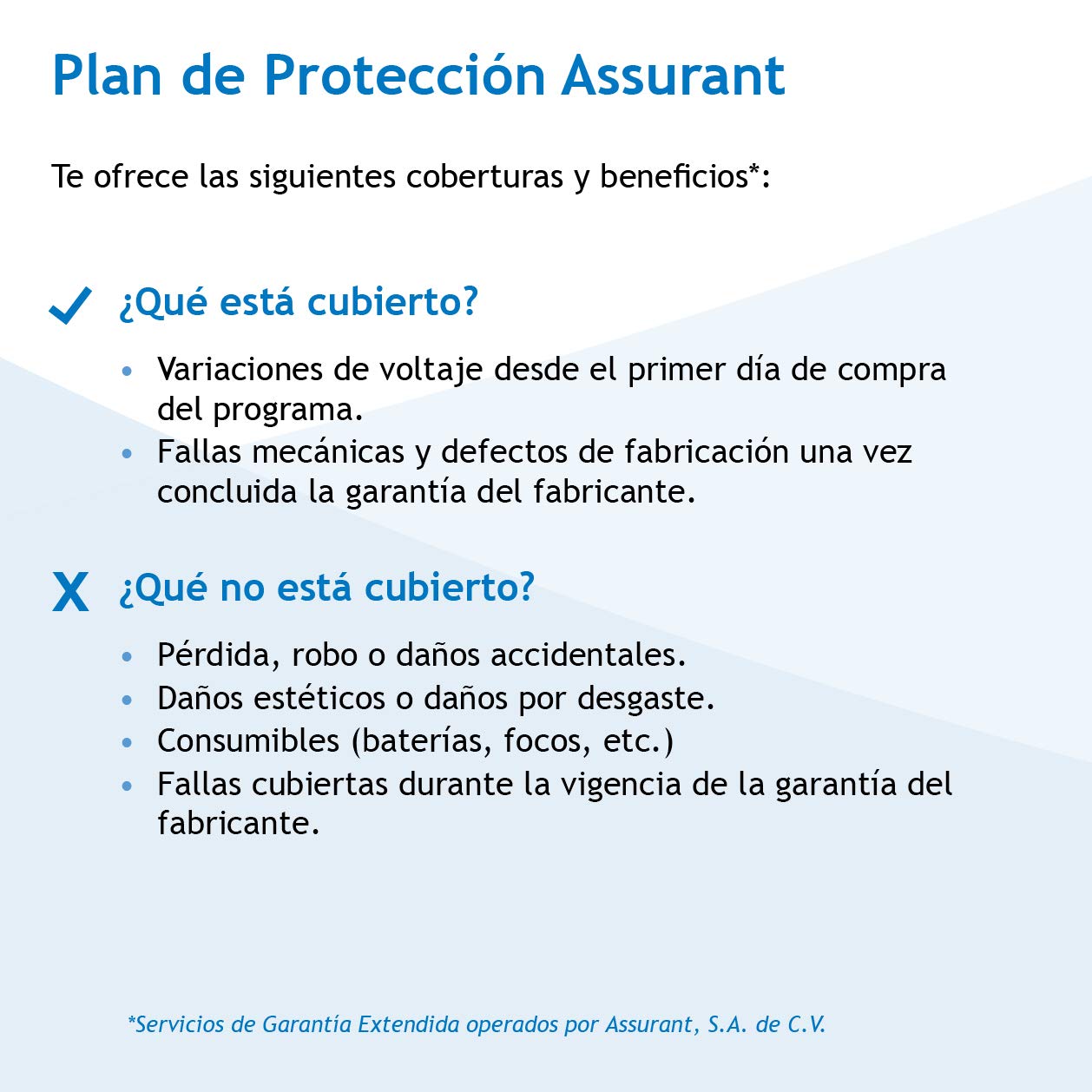 Assurant - 2 Años Monitores - Garantía Extendida (Incluida Garantía de Fabricante) $3500 - $3999.99