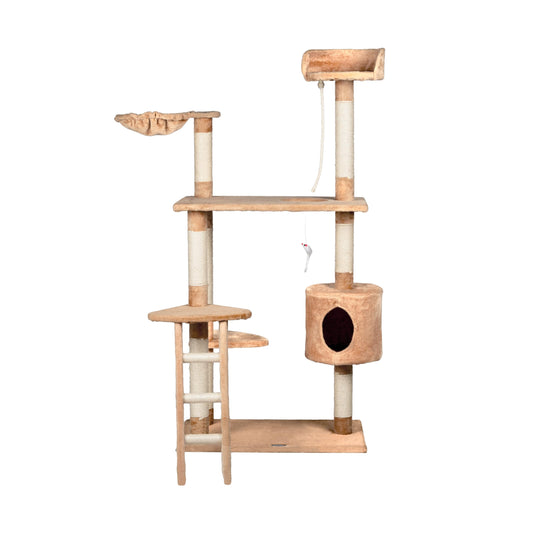 Fancy Pets Mueble/Rascador para Gato Byblos de 158 Centímetros de Altura