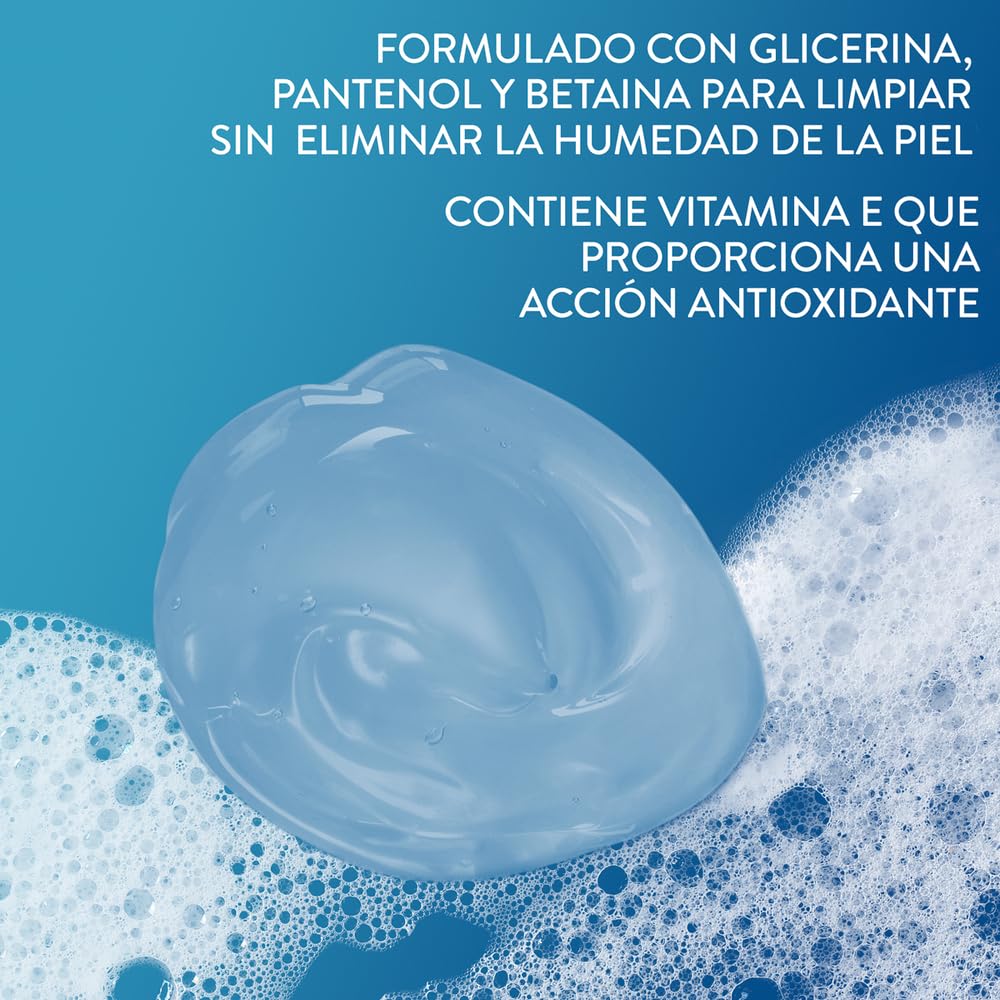 Cetaphil Espuma de Limpieza Suave, Limpia Suavemente sin Dejar la Piel Seca Formulada para Uso Diário Recomendada por Dermatólogos para Piel Sensible - 1 pieza de 236ml