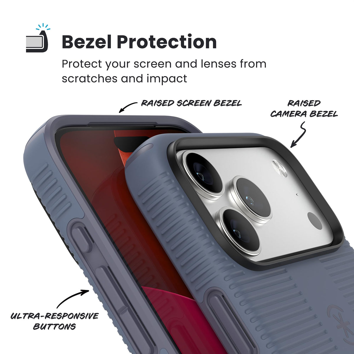 Funda para iPhone 17 Pro MAX Speck CANDYSHELL Azul Misterioso con Agarre Protector Delgado y Compatibilidad con MagSafe