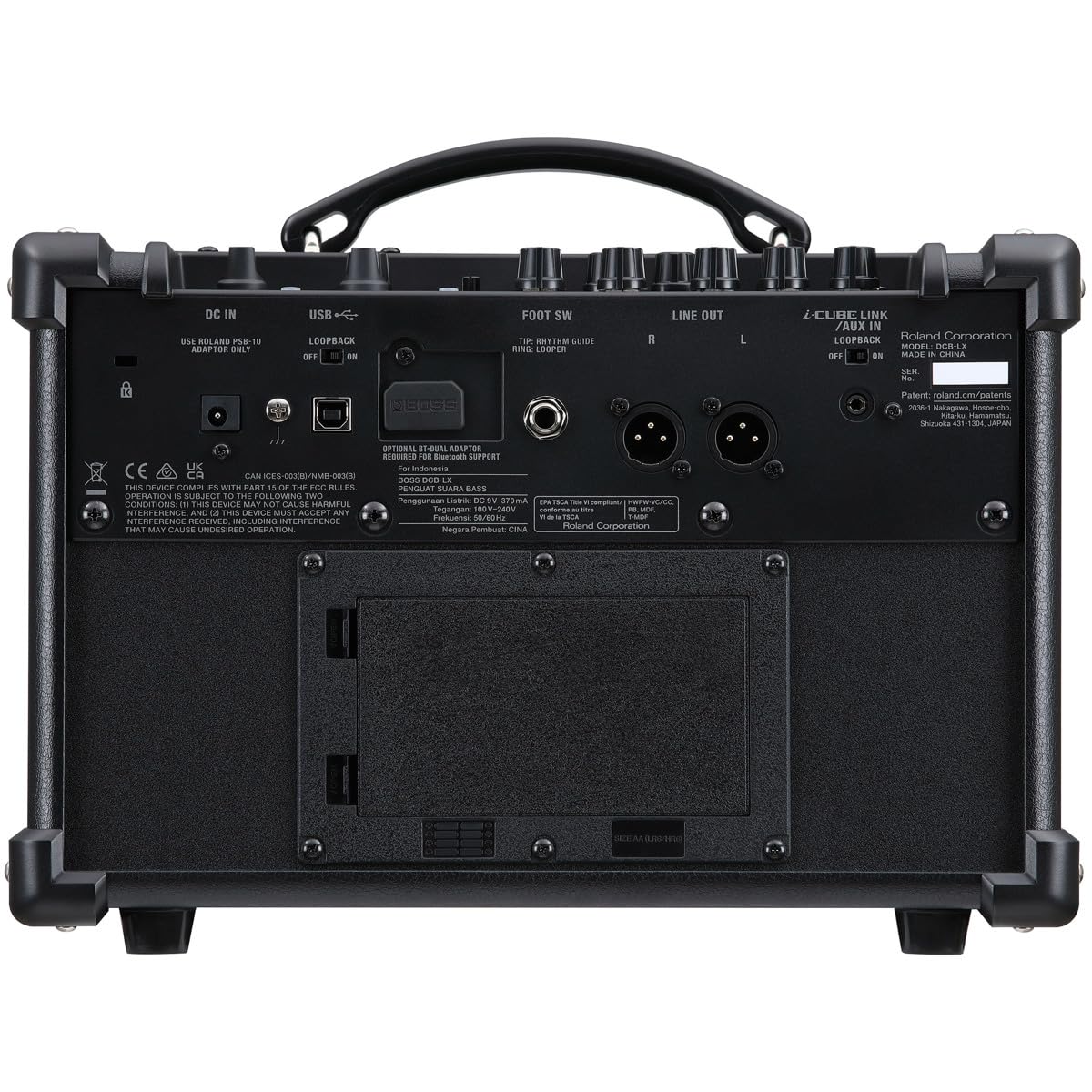 BOSS Dual Cube Bass LX Amplificador