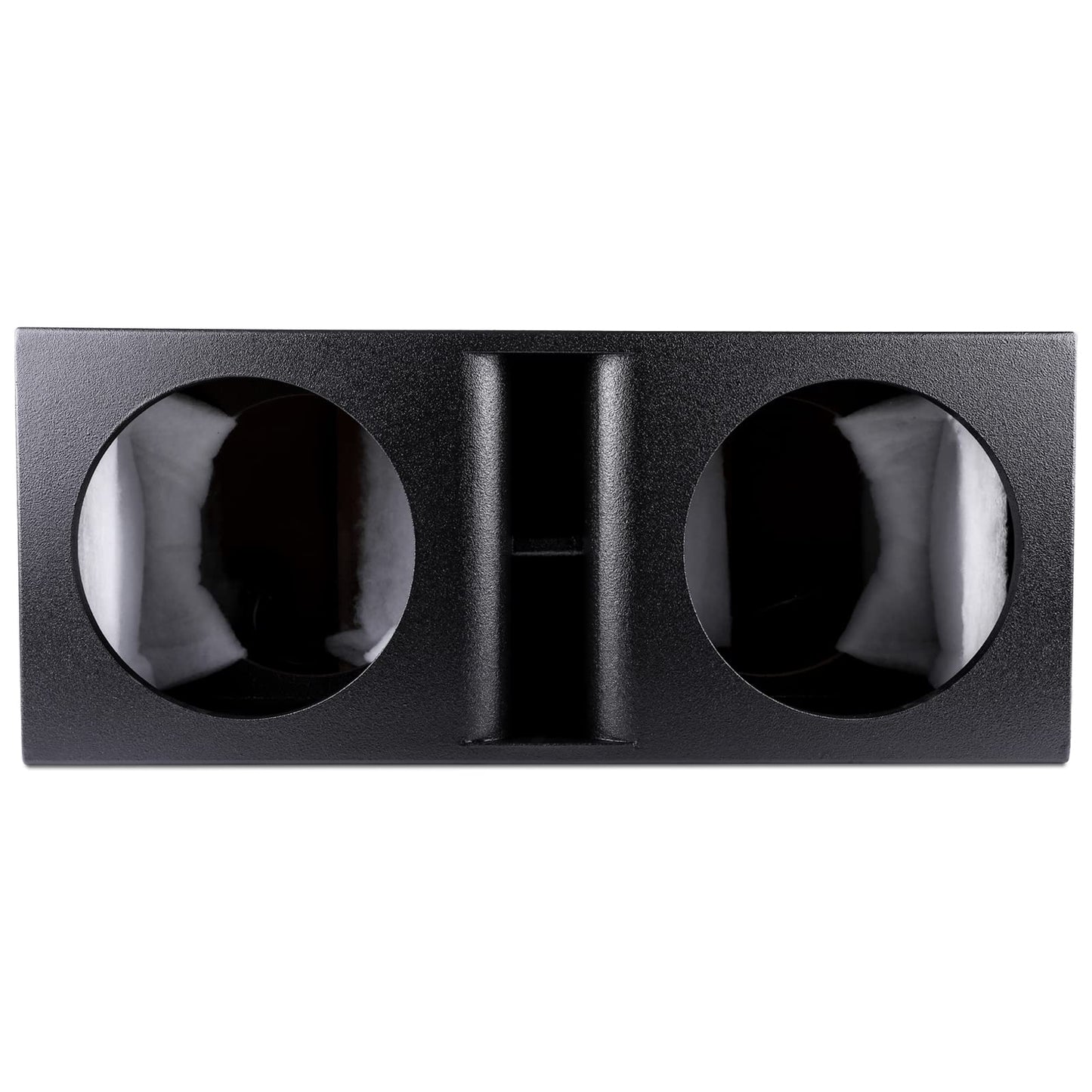 Skar Audio AR2X12V - Caja de subwoofer de doble ajuste universal con revestimiento de armadura de ajuste universal con puerto Kerf
