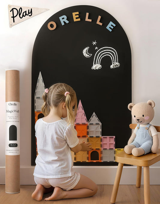Calcomanía Magnética Orelle Beige Reposicionable para Sala de Juegos