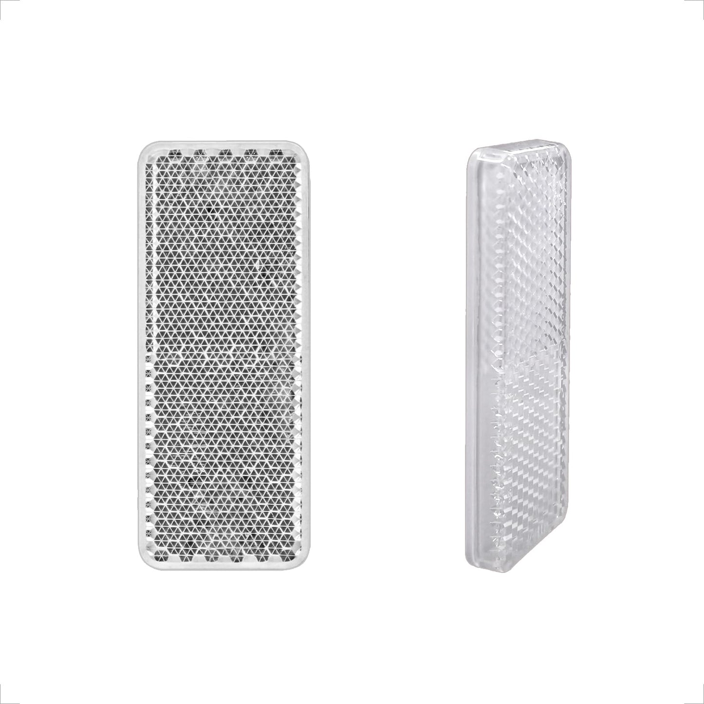 MFC PRO Reflector rectangular de seguridad, blanco, 7 x 2,8 cm