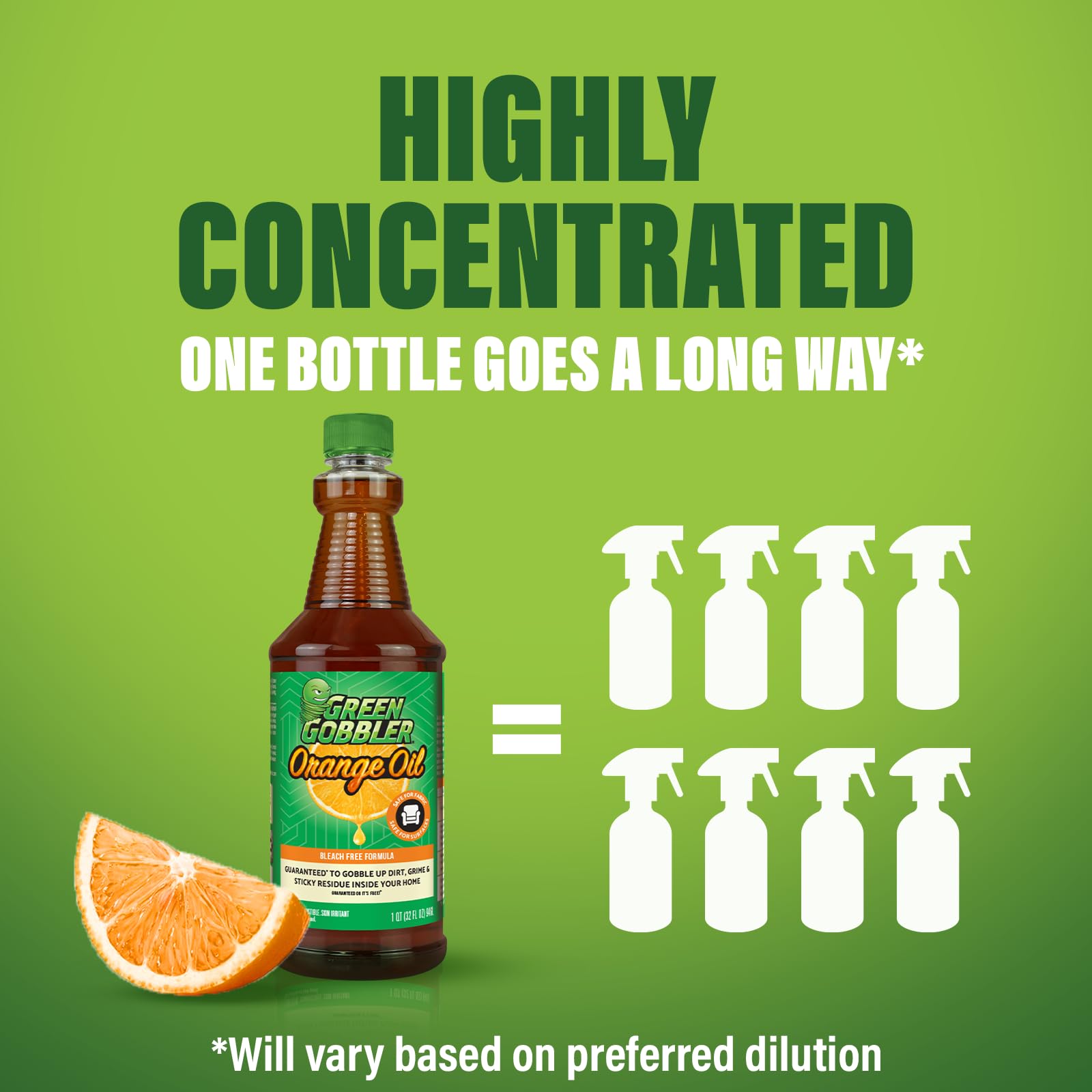 Pure Cold Pressed Orange Oil Concentrate - 950ml (d-limonene)