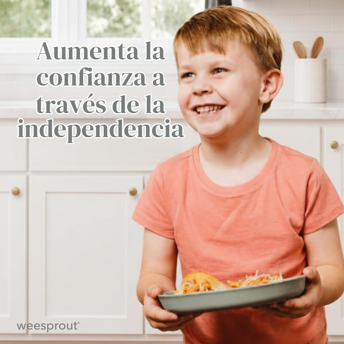 WeeSprout Platos para bebés y niños pequeños con tapas, aptos para microondas y lavaplatos, platos de silicona 100% de grado alimenticio, tapas de plástico duro, paquete de 3
