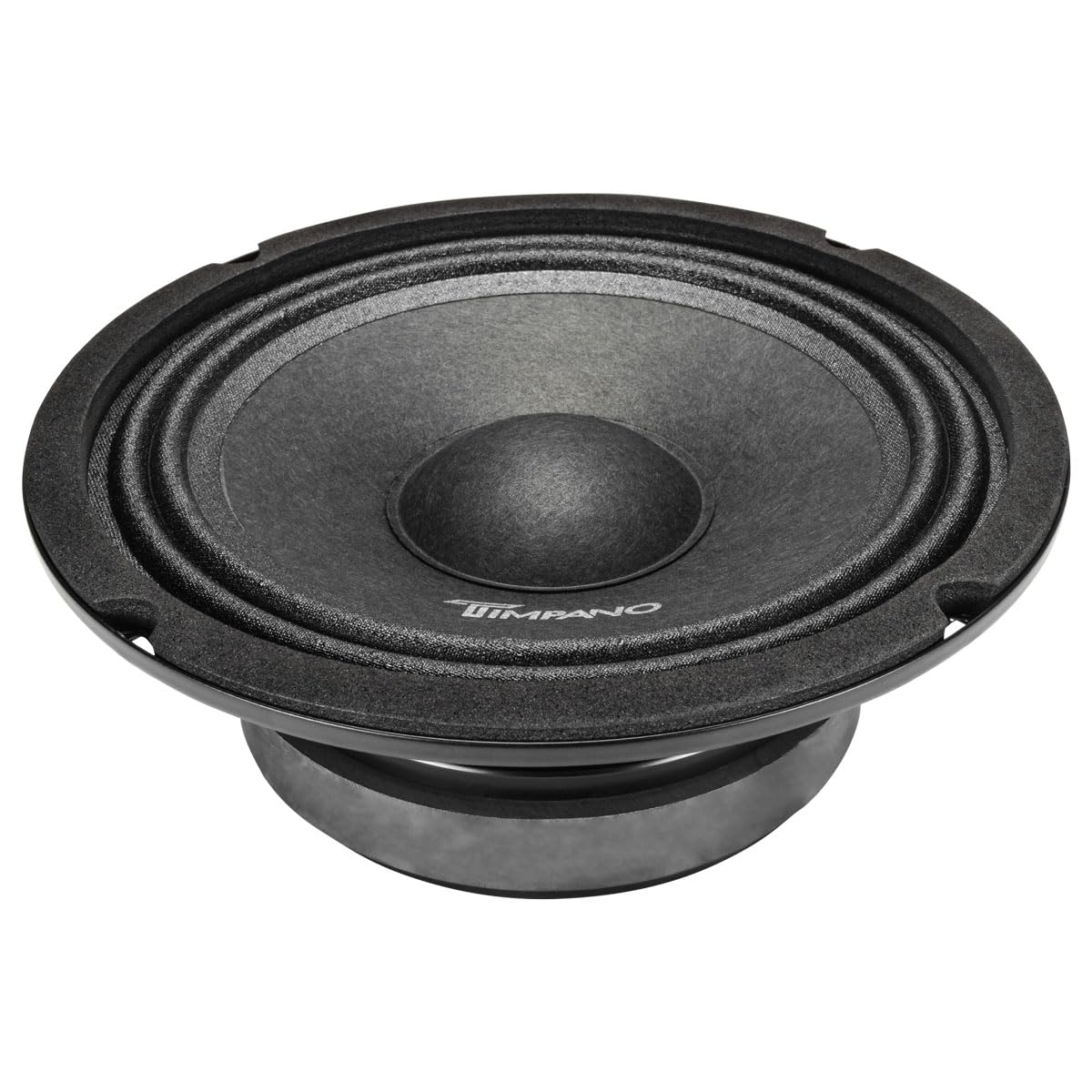 Timpano - Altavoz de audio profesional de 6.5 pulgadas de 600 vatios TPT-MB6-8 delgado perfil pequeño 8 ohmios, PRO Midbass altavoz de audio para coche compacto para puertas personalizadas (individual