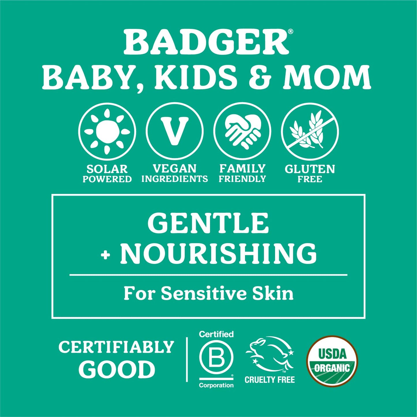 Badger - Aceite embarazado Rose del vientre y vainilla - 4 oz.