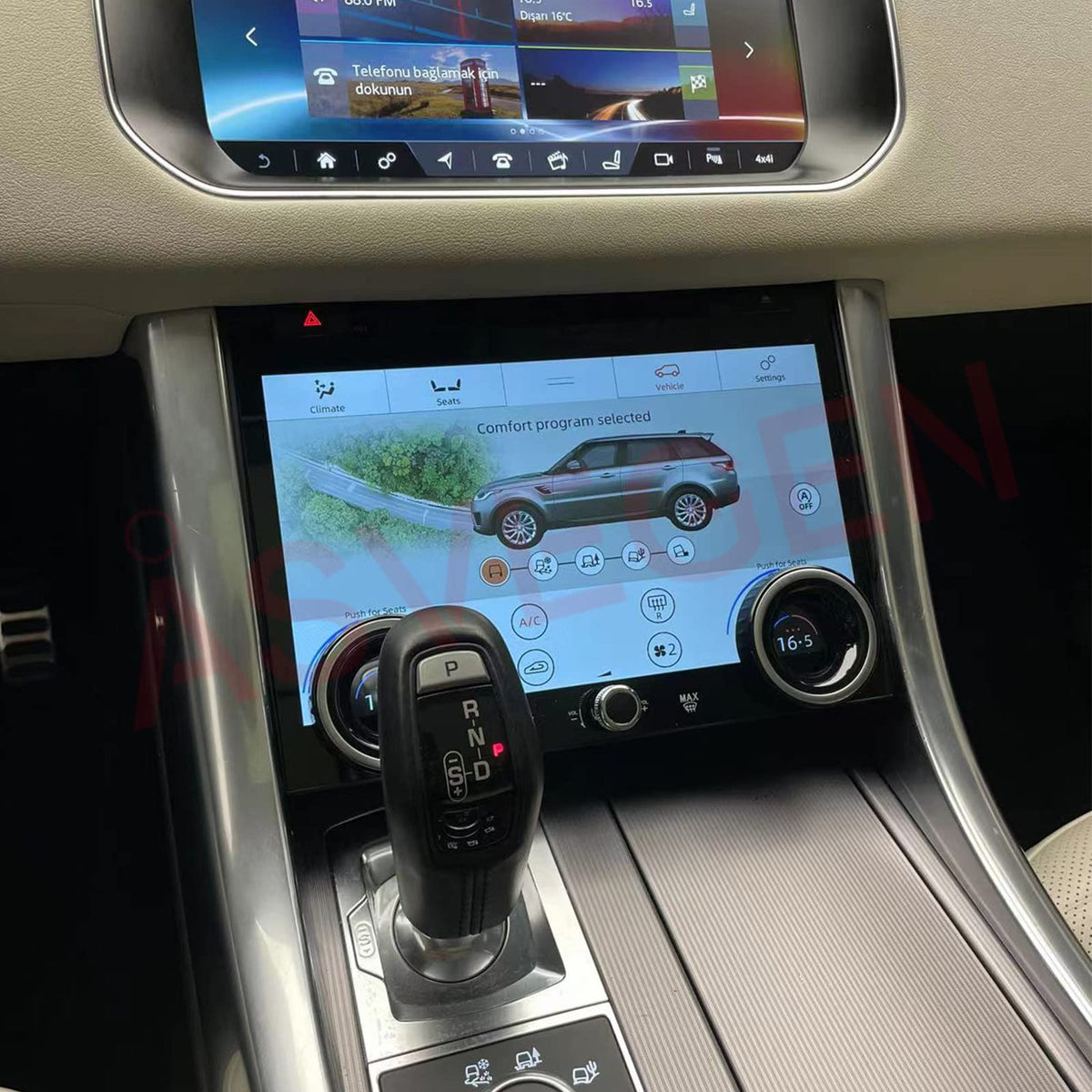 Panel de Control de Clima ASVEGEN Pantalla Táctil LCD 10 Pulgadas para Land Rover Range Rover Sport L494 2013-2017