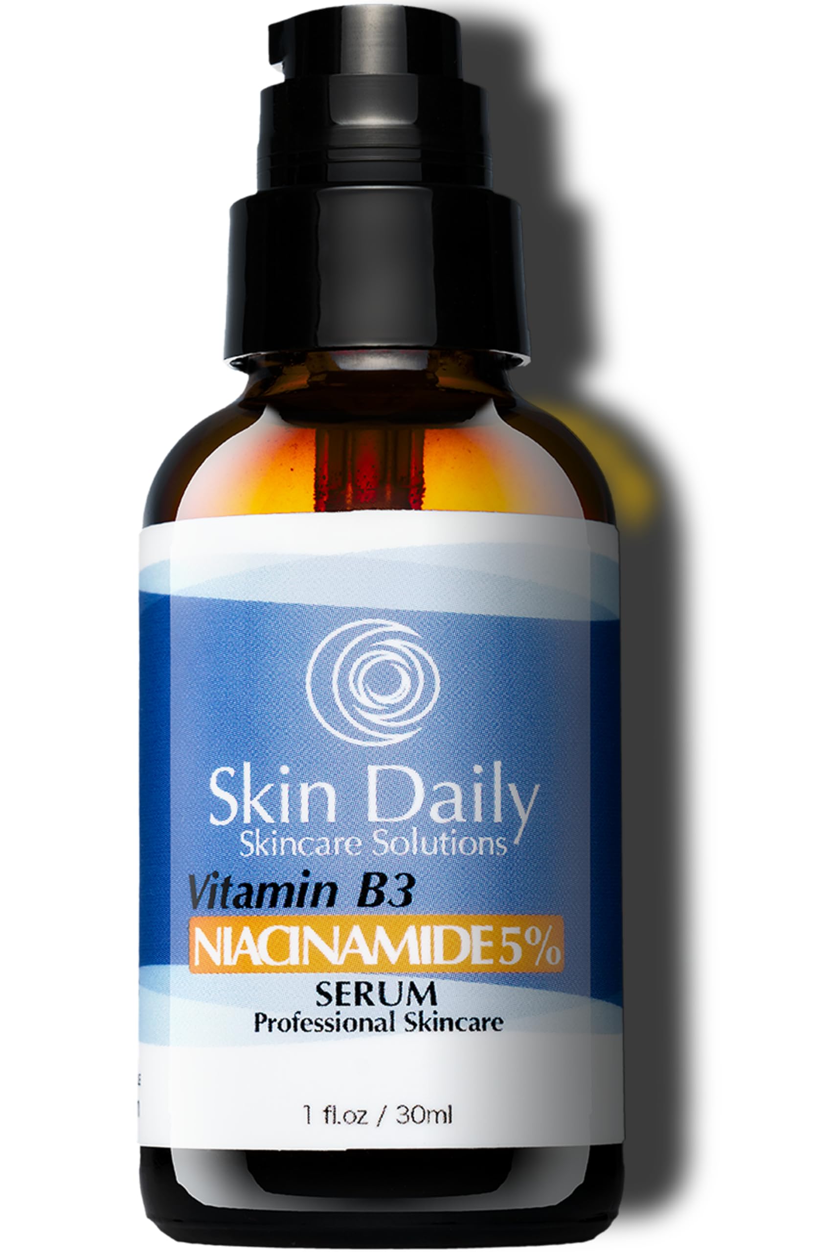 Skin Daily Skincare Solutions Niacinamide Vitamin B3 Cream Serum for Face 5%- 1 Oz - Visibly Beautify Pores and Wrinkles and Other Signs of Aging - Superior Moisturizing Skin Brightening Facial Serum - Your Friends Will Notice (1o