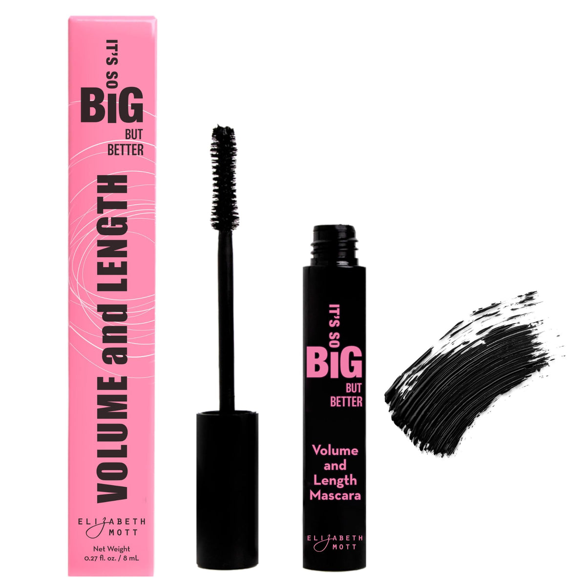 It's So BIG Volumizing Mascara (Black) by Elizabeth Mott Net Weight 0.33 fl oz/10ml by Elizabeth Mott