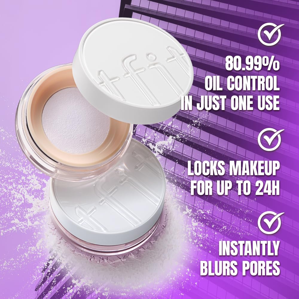 TFIT Translucent Set Finishing Powder, Polvo Suelto Ultraligero con Cobertura Natural Moderada para Tonos de Piel No.35–37, Blurring de Poros, Acabado Aterciopelado, Envase con Malla, Maquillaje Coreano, 05-7g (2.3 DEEP BEIGE)