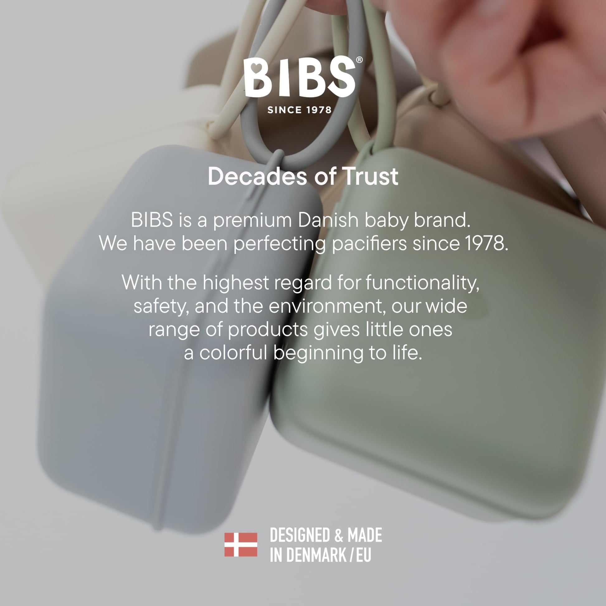 BIBS Pacifier Box, Petrol