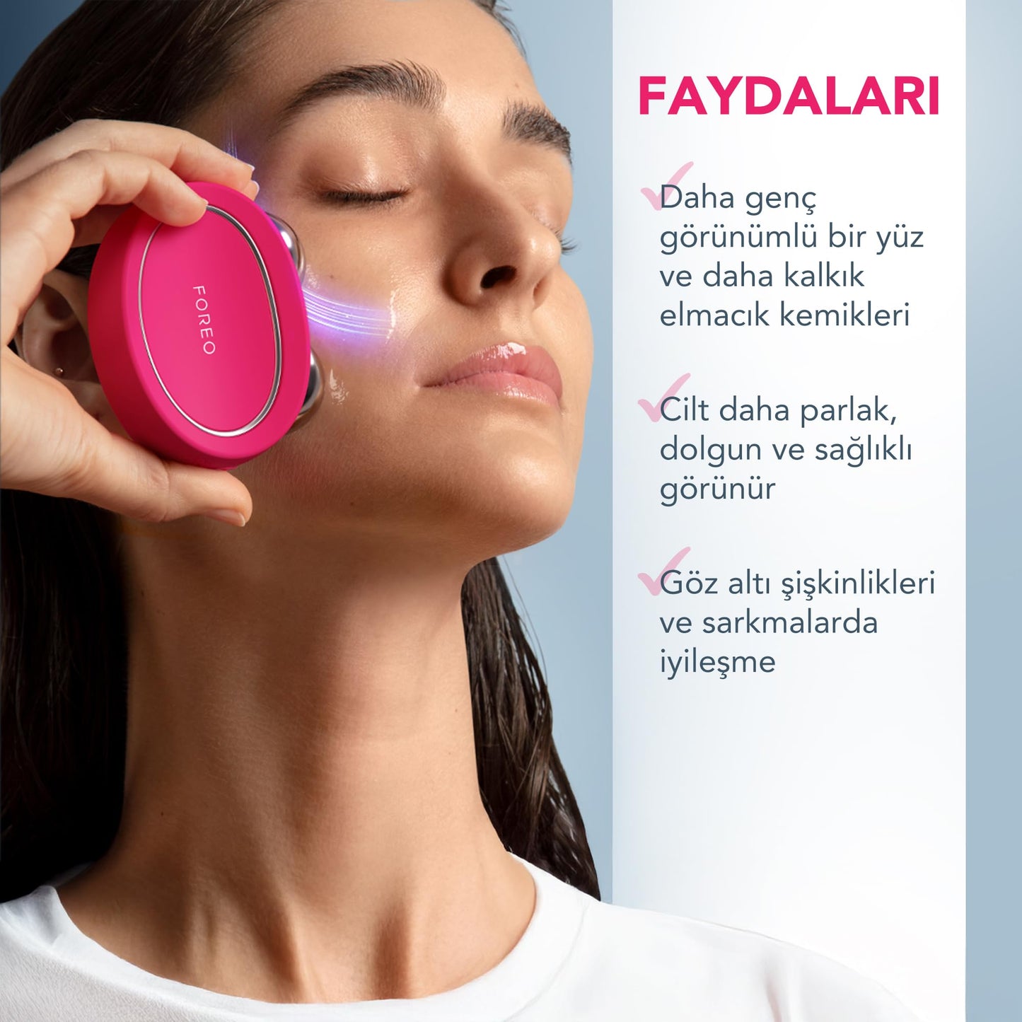 FOREO BEAR 2 Set - Set de skin care - Masajeador facial de microcorrientes + SUPERCHARGED SERUM 2.0, 30 ml + SUPERCHARGED Crema hidratante intensa de triple acción HA+PGA, 15 ml - Antiedad - Lifting