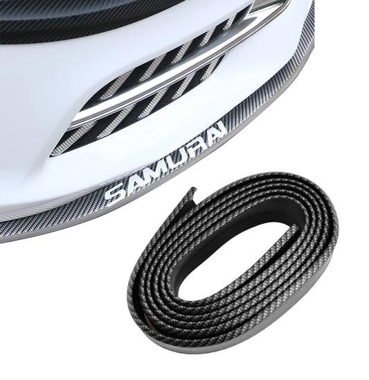 Spoiler Universal Vmingo Fibra Carbono Negro Lip Samurai Flexible