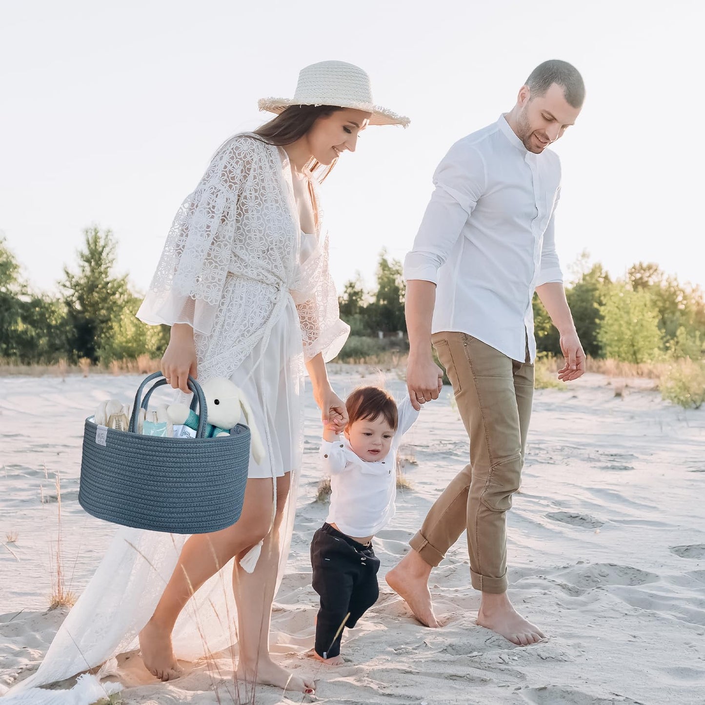 KiddyCare Pañal Caddy Azul Patrón