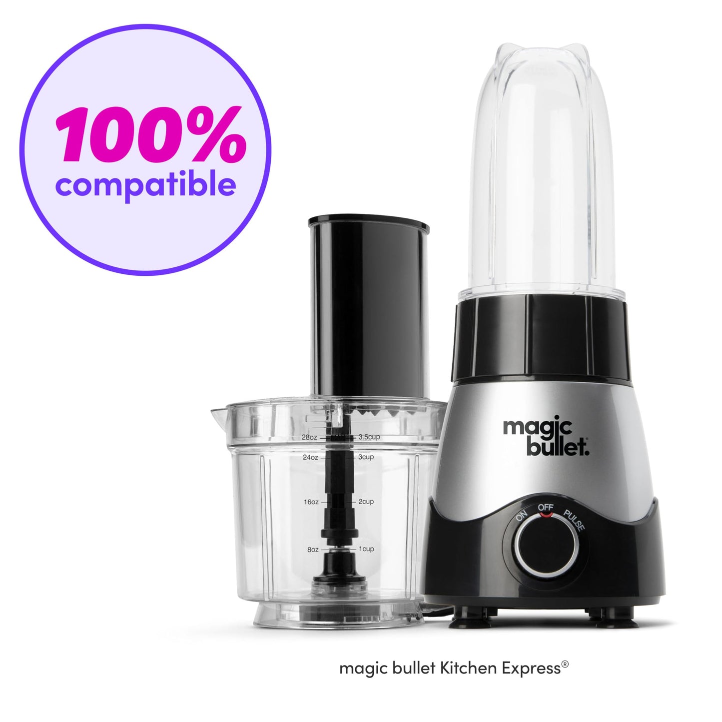 magic bullet Kitchen Express - Cuenco para procesador de alimentos