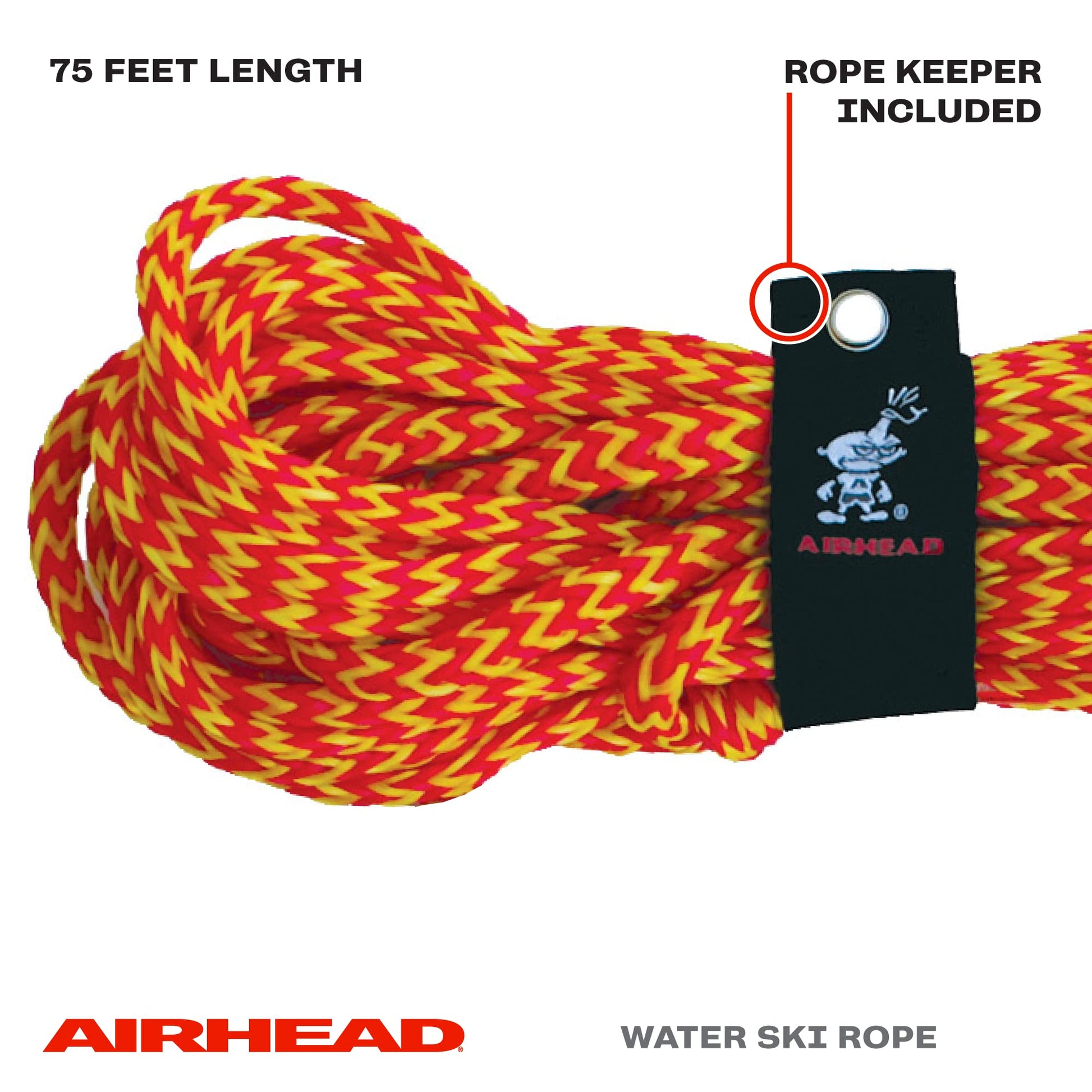 Boating Accessories New AIRHEAD DBL Handle SKI Rope AHSR6