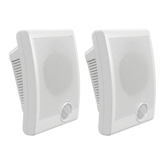 Altavoces PA Studiofinix Blancos de 6 Pulgadas Modo Dual Sistema PA 240 W para Cine en Casa y Oficina