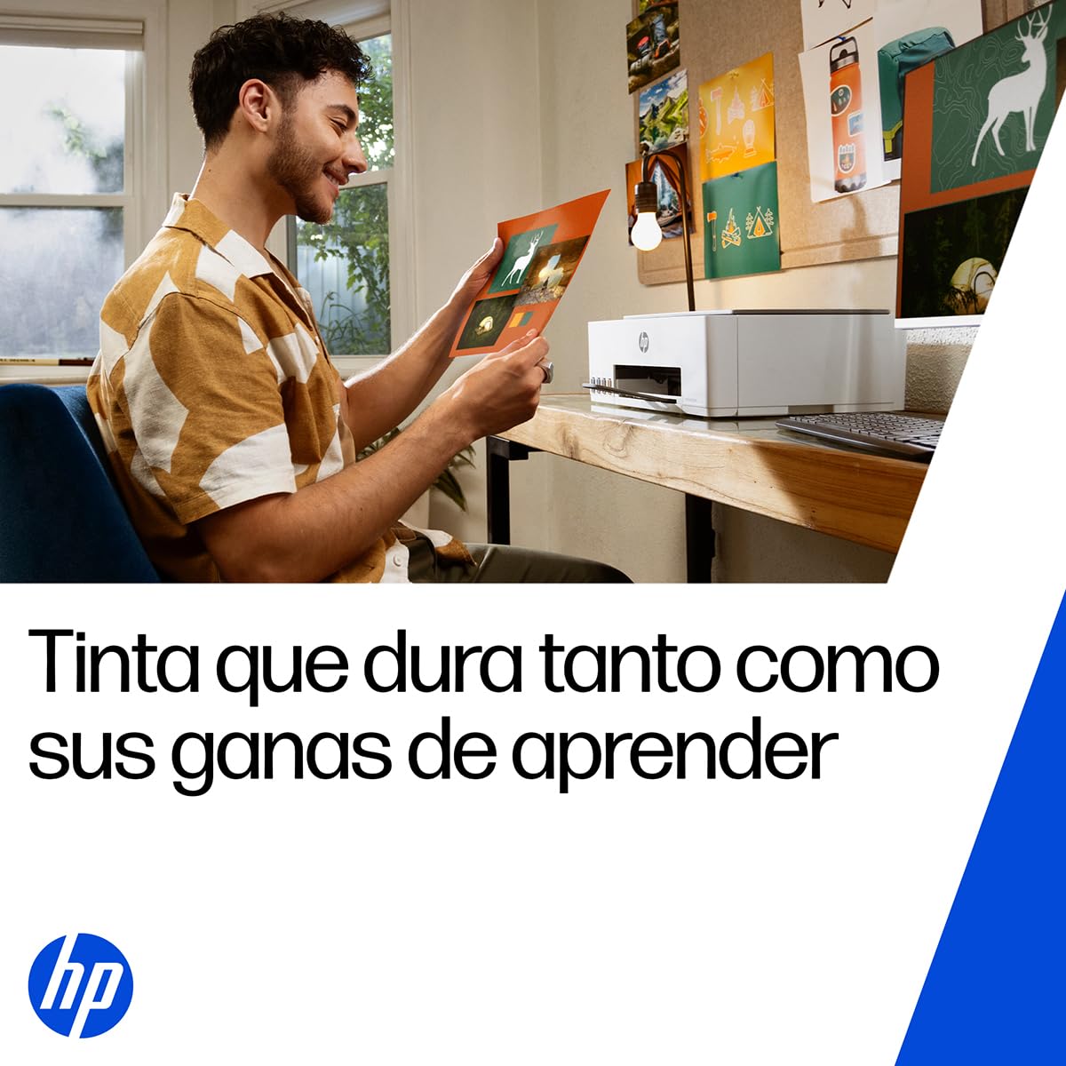 HP Impresora Smart Tank 210, Tinta Continua, Color, Wi-Fi,USB, Bluetooth, Dúplex (Doble Cara) Manual, Impresión Smart App, hasta 2 años de Garantía* (3D4L3A)