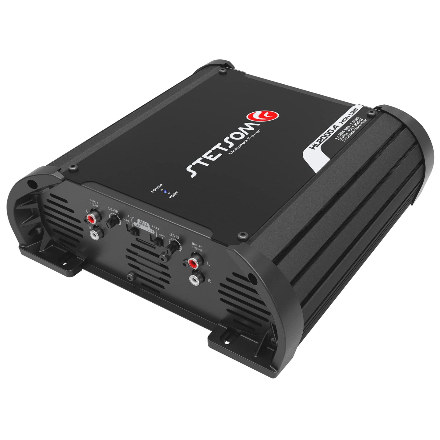 Amplificador de Audio Stetsom Negro Multicanal para Coche