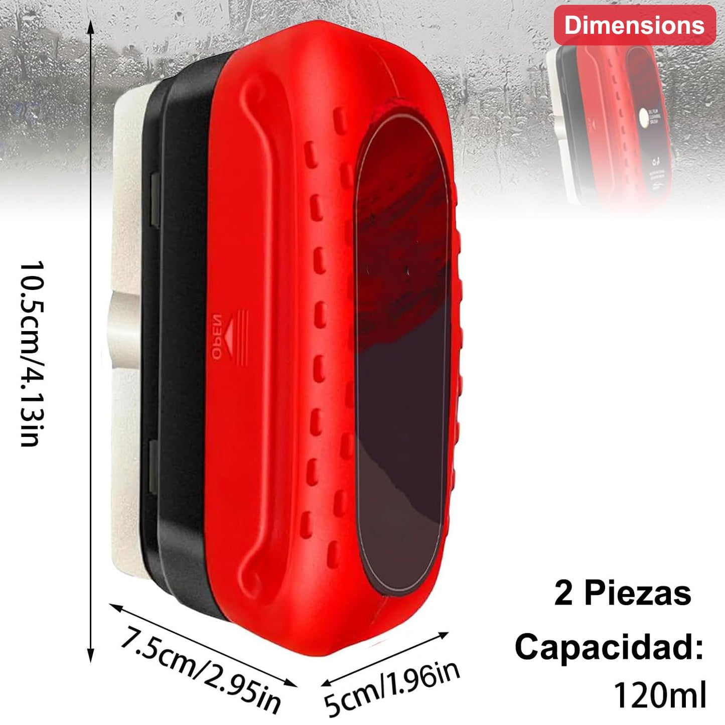 Limpiacristales MCSWKEY Hidrofóbico para Parabrisas Automotriz