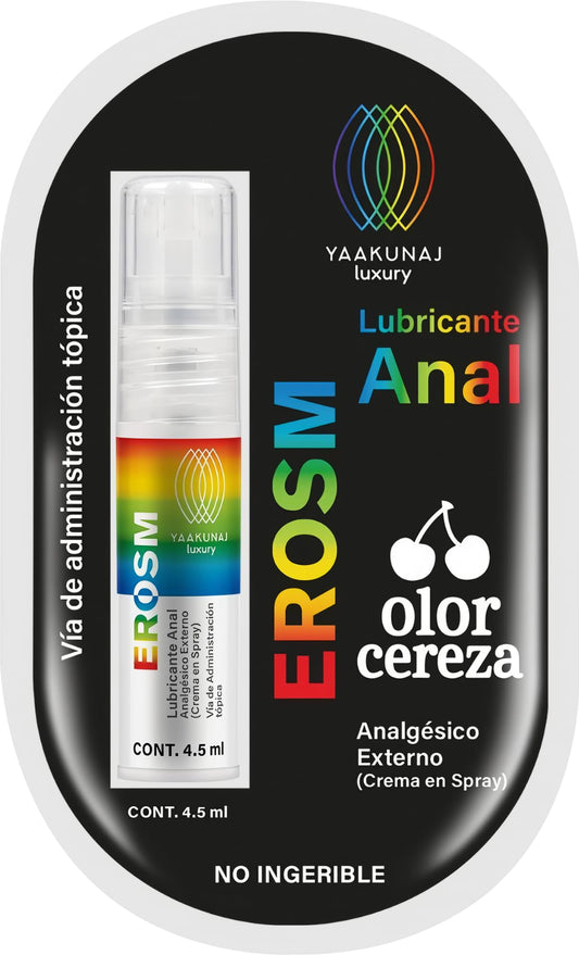 Lubricante Anal Yaakunaj Cereza Erosm Yaakunaj Luxury Pride 4.5ml