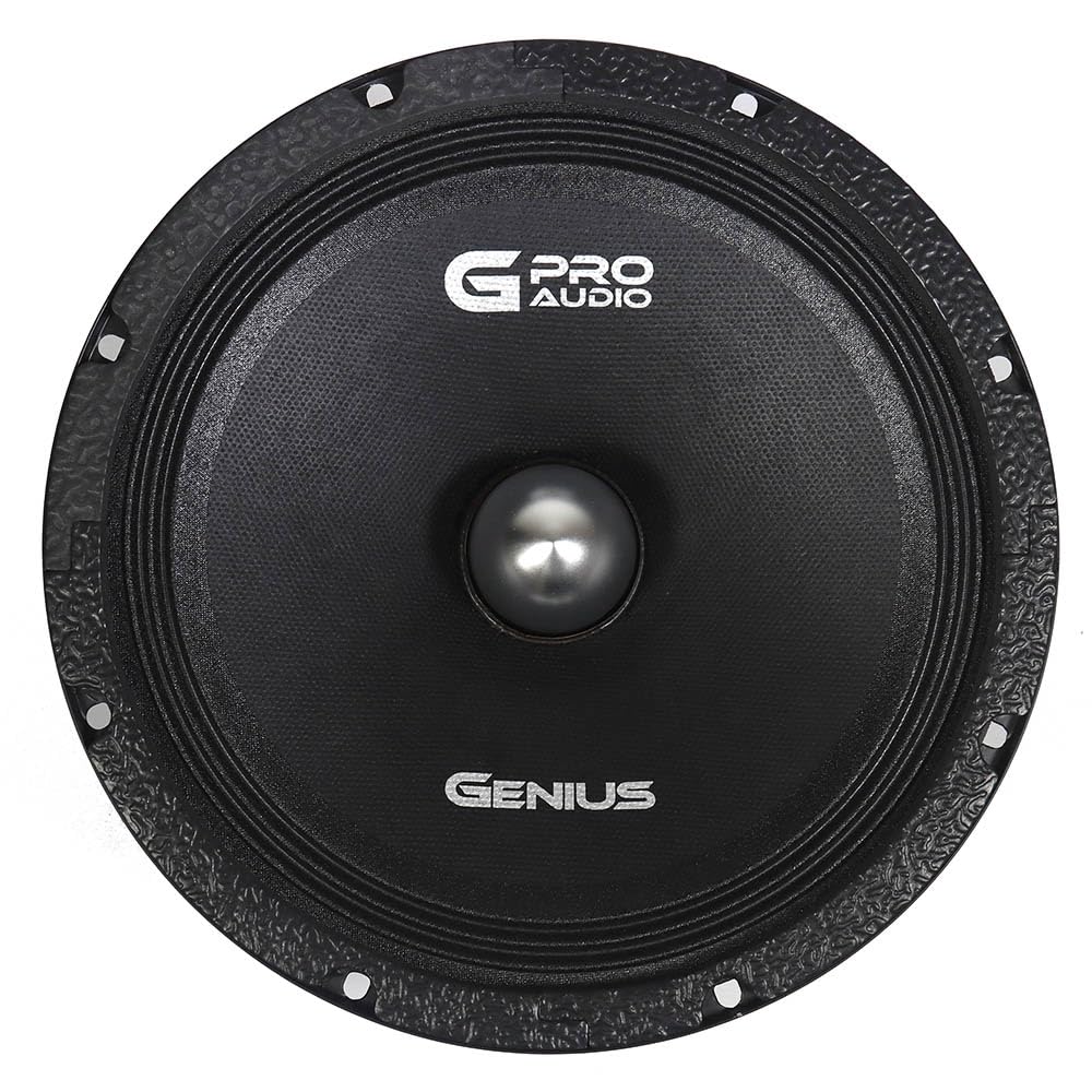 Genius Par de Bocinas de Medios Profesional MR108BP 8" con Bala para Auto Audio