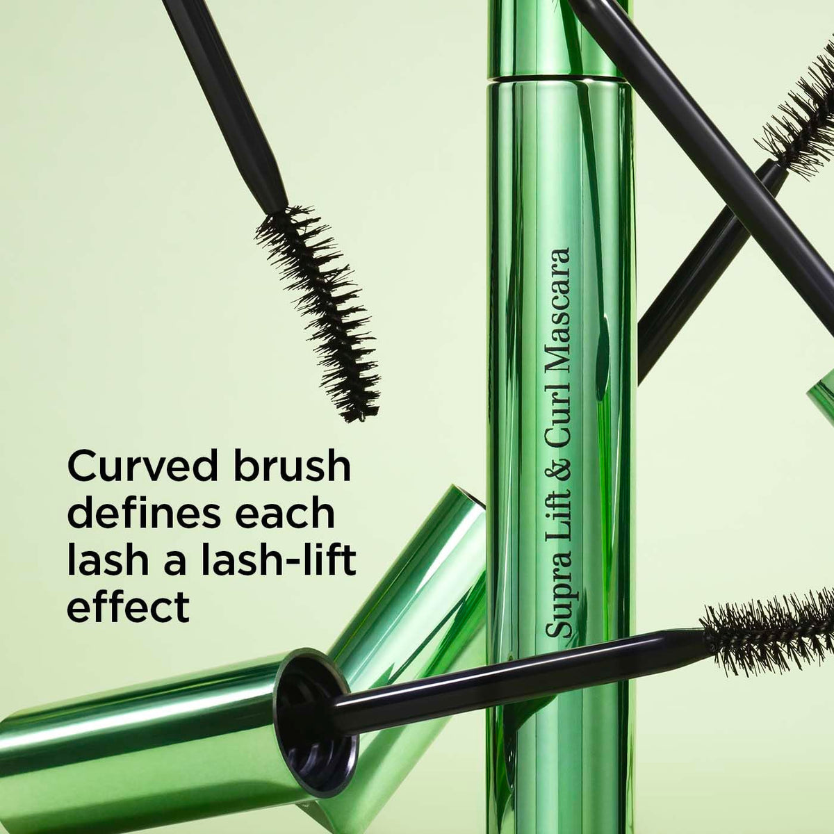 MASCARA DE PESTAÑAS SUPRA LIFT & CURL MASCARA -INTENSE BLACK 8 ML NEGRO
