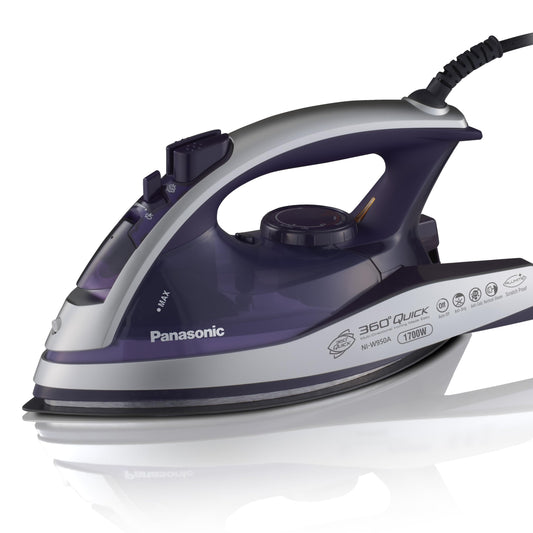 Plancha de Vapor Panasonic NI-W950A Azul con Suela de Alumite