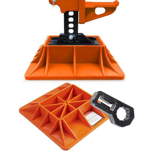 Offroading Gear Base & Handle Bar Protector for Hi-Lift/Farm Jack/Big Red/etc.