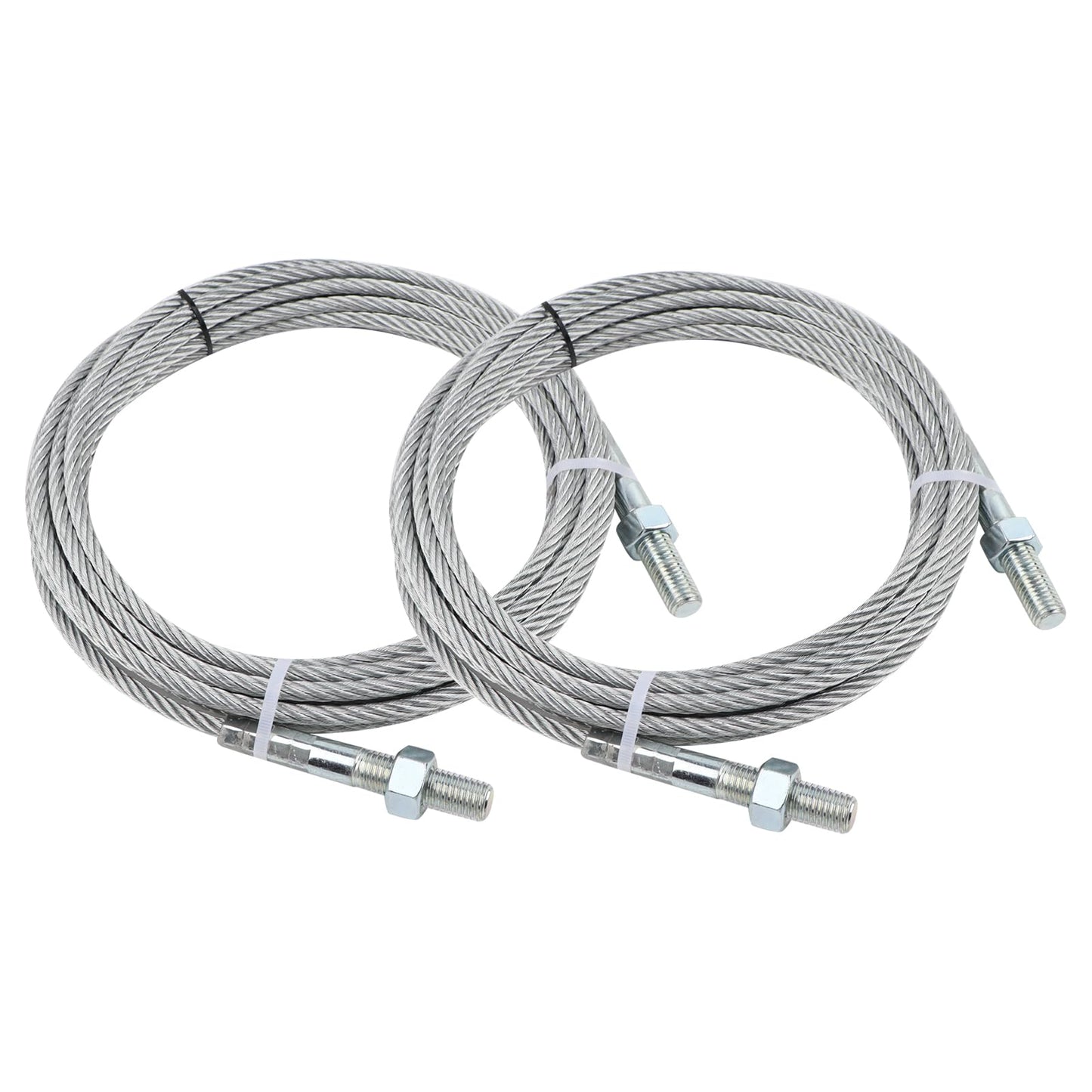 AOKAILI N372 Cables ecualizadores compatibles con elevadores giratorios de 2 postes SPOA10, A10i, A10iP, A10iB, juego de 2 BH-7529-86, cable de 30'1/2" con espárragos roscados