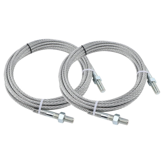 AOKAILI N372 Cables ecualizadores compatibles con elevadores giratorios de 2 postes SPOA10, A10i, A10iP, A10iB, juego de 2 BH-7529-86, cable de 30'1/2" con espárragos roscados